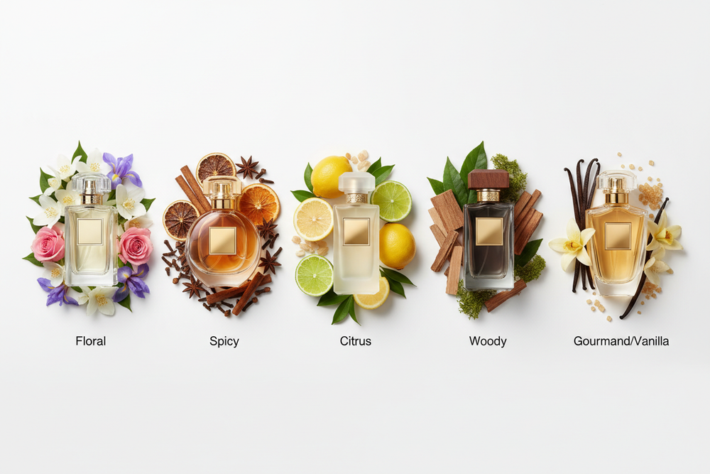 Jak znaleźć swój signature scent – 5 rodzin zapachowych: kwiatowe, orientalne, świeże, drzewne i gourmand