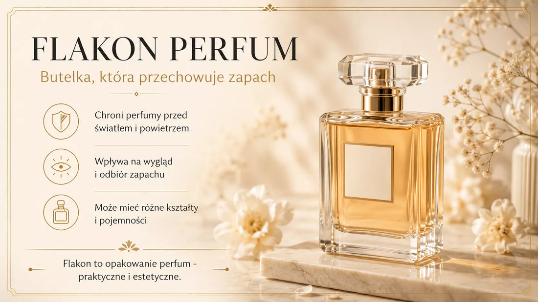 Flakon perfum – szklana butelka chroniąca zapach przed światłem i powietrzem