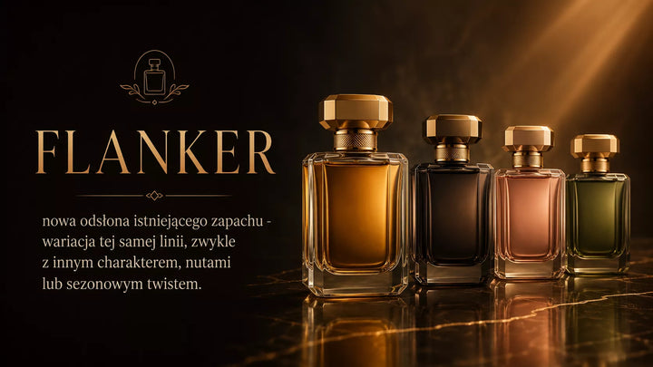 Flanker perfum – nowa wersja istniejącego zapachu z dopiskiem Intense, Elixir lub Sport