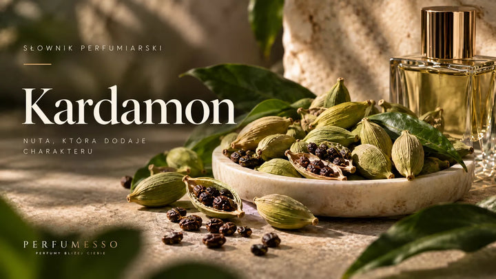 Kardamon – zielone strąki z aromatycznymi nasionami, świeża i korzenna nuta używana w perfumach