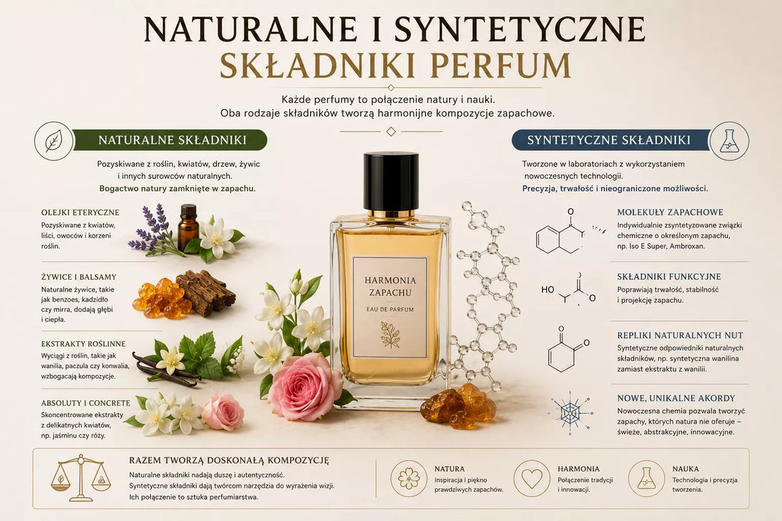 Naturalne i syntetyczne składniki perfum – porównanie pochodzenia i efektów zapachowych