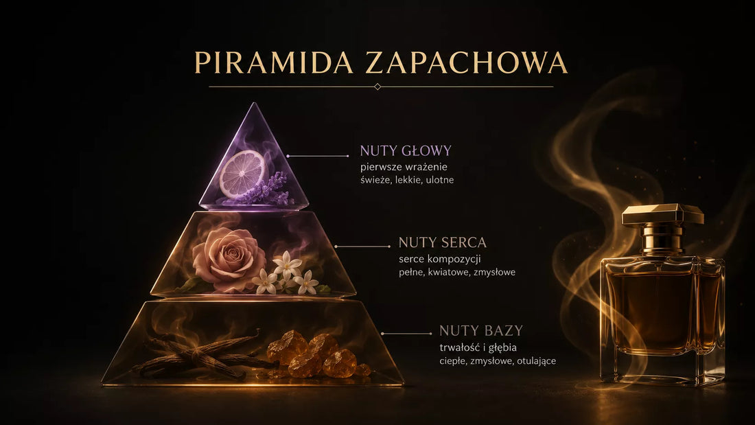 Piramida zapachowa perfum – nuty głowy, serca i bazy w kompozycji zapachowej