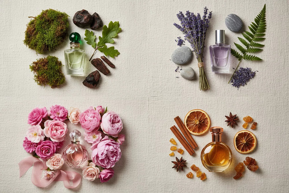 Rodziny zapachowe – szyprowe, fougère, kwiatowe i orientalne w Perfumesso