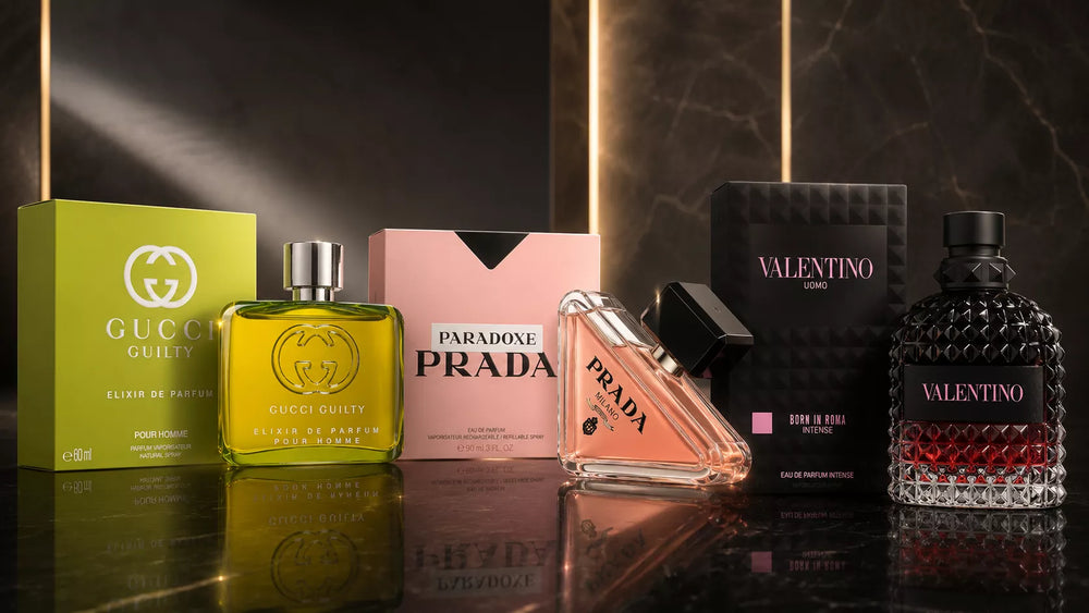Odlewki perfum Gucci, Prada i Valentino – luksusowe zapachy dostępne w Perfumesso