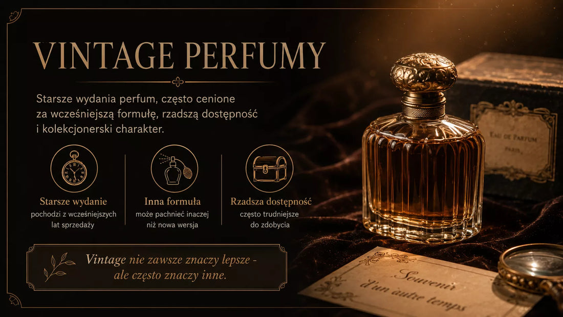 Vintage perfumy – starsze flakony i wypusty zapachów sprzed reformulacji