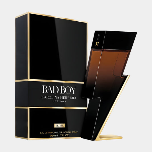 Carolina Herrera Bad Boy Elixir - intensywny orientalno-drzewny zapach | Perfumesso