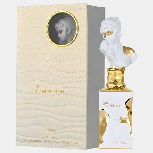 Lattafa Her Confession - zmysłowy orientalny zapach z różą i paczulą | Perfumesso