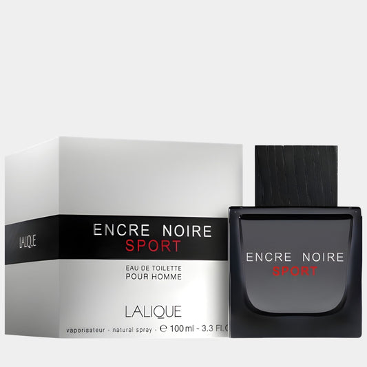 Lalique Encre Noire Sport - sportowy drzewno-cytrusowy zapach z grejpfrutem | Perfumesso
