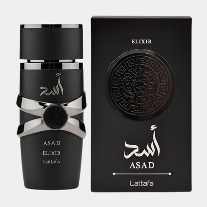 Lattafa Asad Elixir - orientalny zapach z szafranem i różą | Perfumesso