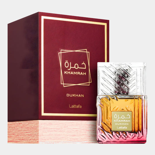 Lattafa Khamrah Dukhan - dymna wersja kultowego Khamrah z cynamonem | Perfumesso