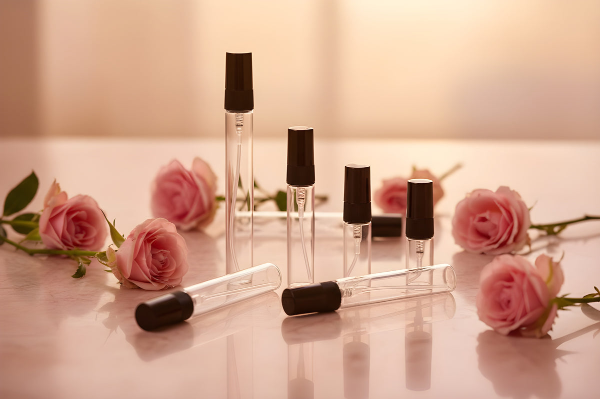 Romantyczna i nastrojowa sceneria - odlewki perfum