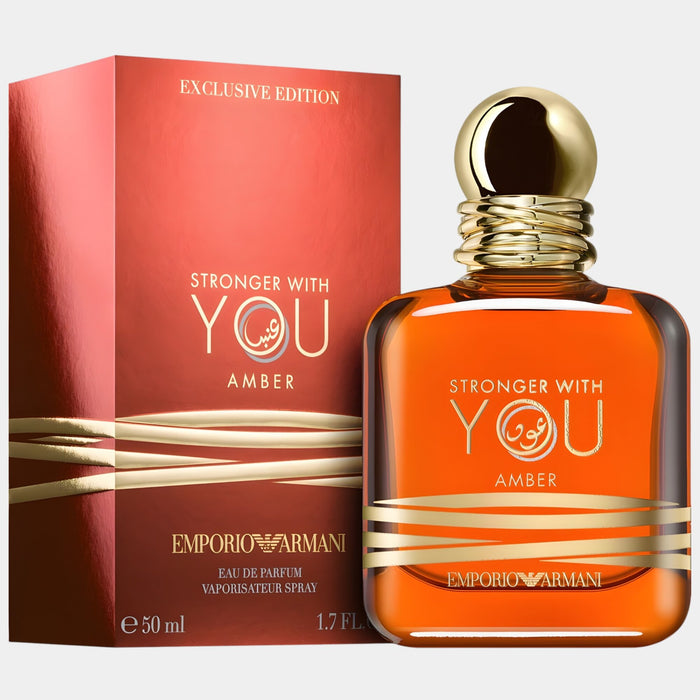 Emporio Armani Stronger With You Amber - ciepły bursztynowy zapach z wanilią | Perfumesso