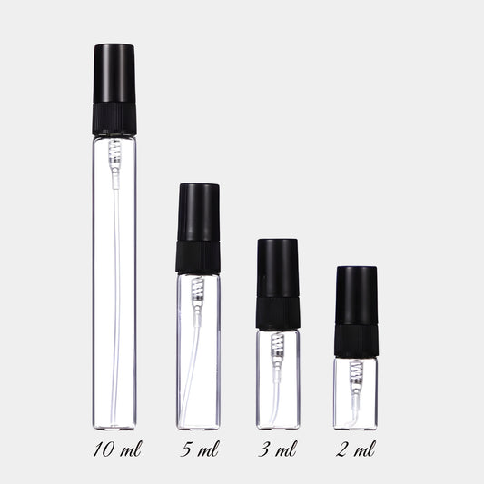 Odlewki perfum Perfumesso - szklane flakony z atomizerem